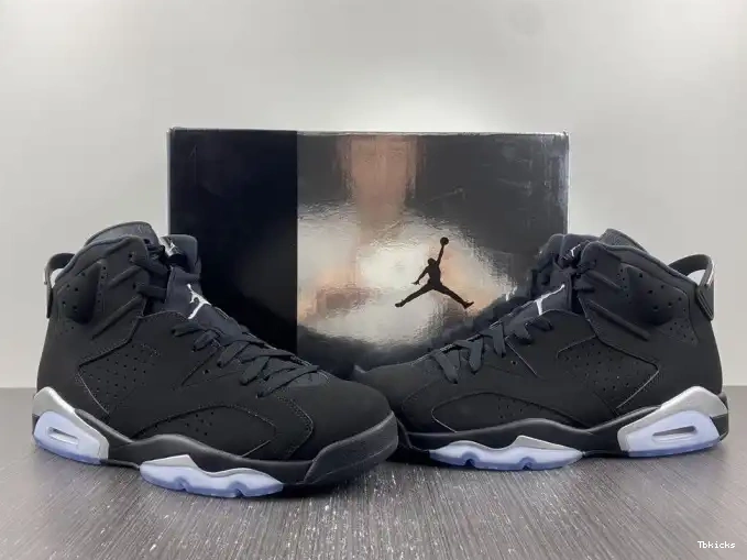 Rep TBK DX2836-001 Metallic Jordan Air 6 Silver 0509